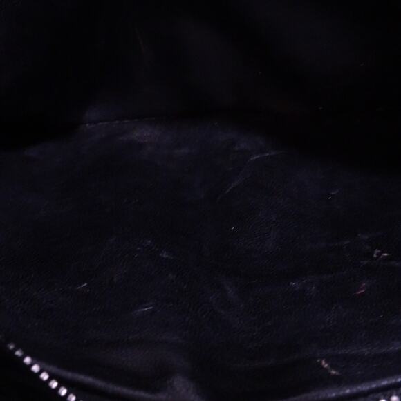 Theory Women's Transformer Rabbit Fur Wrap Clutch Purse Bag BLACK - Picture 10 of 11